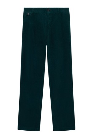 KALDEN Organic Cotton Corduroy Trouser - Marine Green from KOMODO