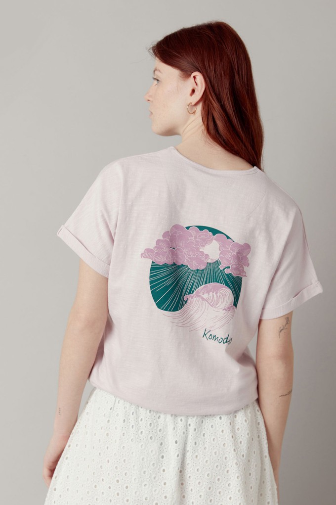 SURF Tee GOTS Organic Cotton - Pink Lavender from KOMODO