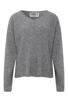 GEMIMA Cashmere Jumper - Grey via KOMODO