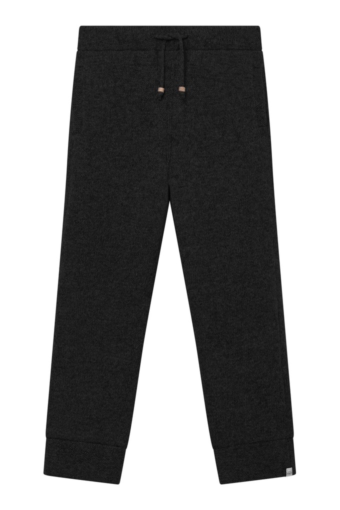 KELVIN Fleece Lined Wool Trouser - Black from KOMODO