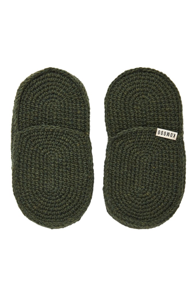 HIDE - Handknitted Wool Slipper Ivy from KOMODO