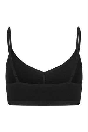 ANASTASIA Bra - GOTS Organic Cotton Black from KOMODO