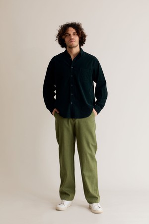 ABEL Organic Corduroy Shirt - Dark Marine from KOMODO