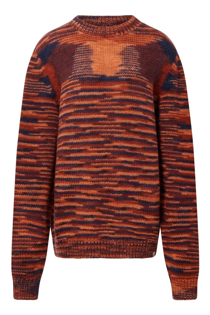 TEMURA Handknit Wool Jumper - Terracotta from KOMODO