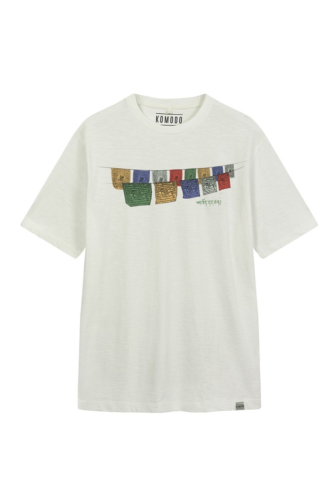 FREE TIBET Tee Organic Cotton - Off White from KOMODO