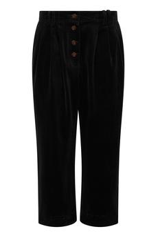 FRISA - Organic Cotton Trouser Black via KOMODO