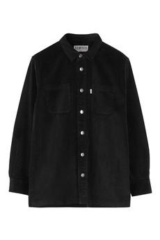 JEAN - Organic Cotton Overshirt Black via KOMODO