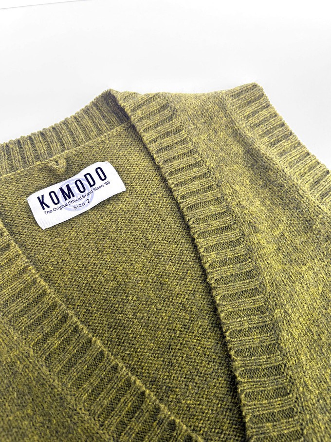 SATOSHI Wool Vest - Green from KOMODO