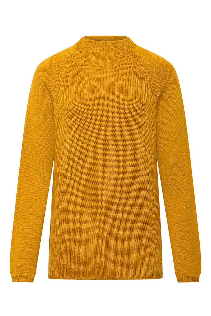 KATTY - Fine Merino Wool Jumper Mustard from KOMODO