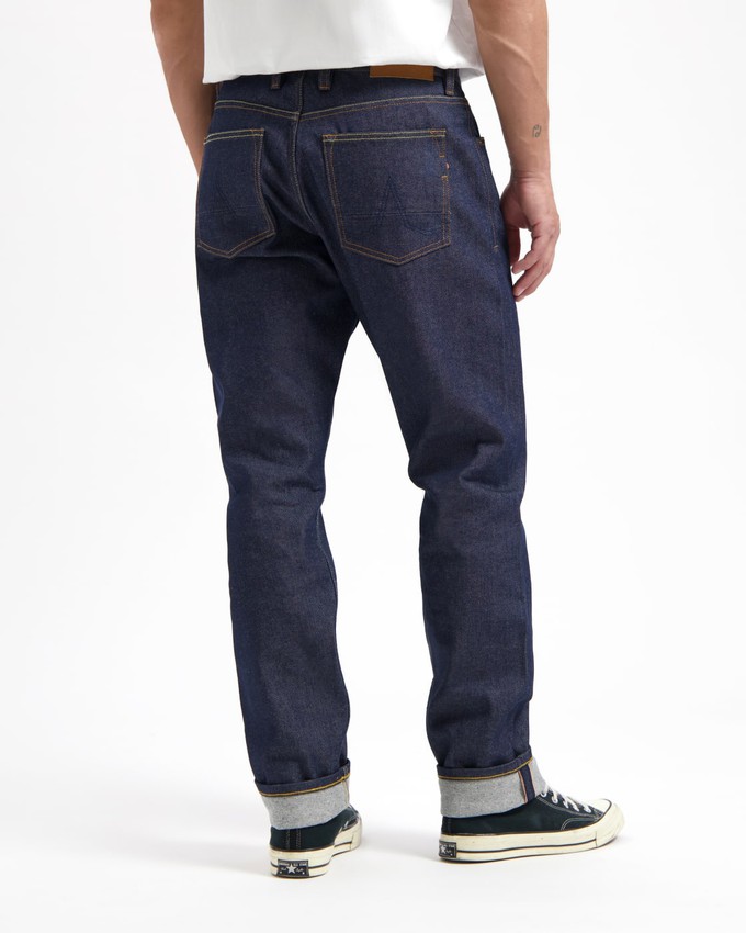 Scott Regular Orange Selvedge Recycled Dry from Kuyichi