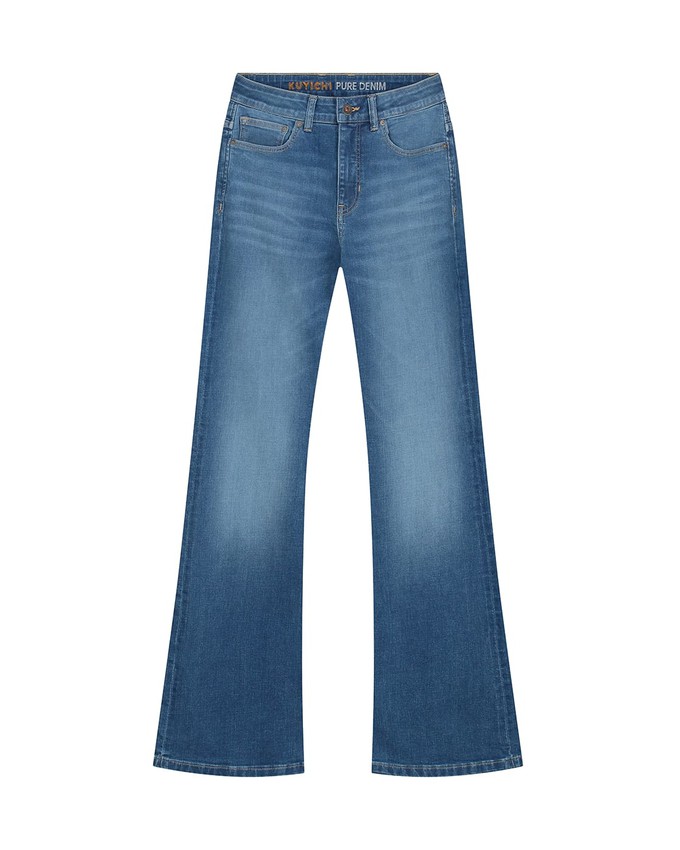 Zoe High Rise Bootcut Standard Blue from Kuyichi