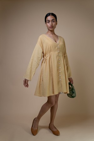 Meadows Cinched Dress from Lafaani