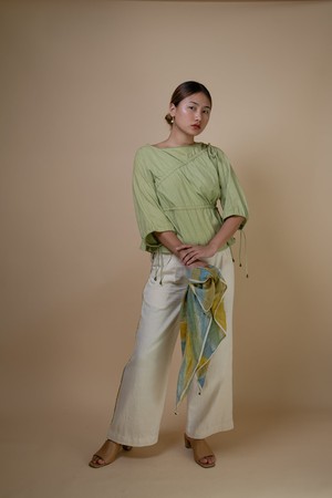 Meadows Ruched Blouse from Lafaani