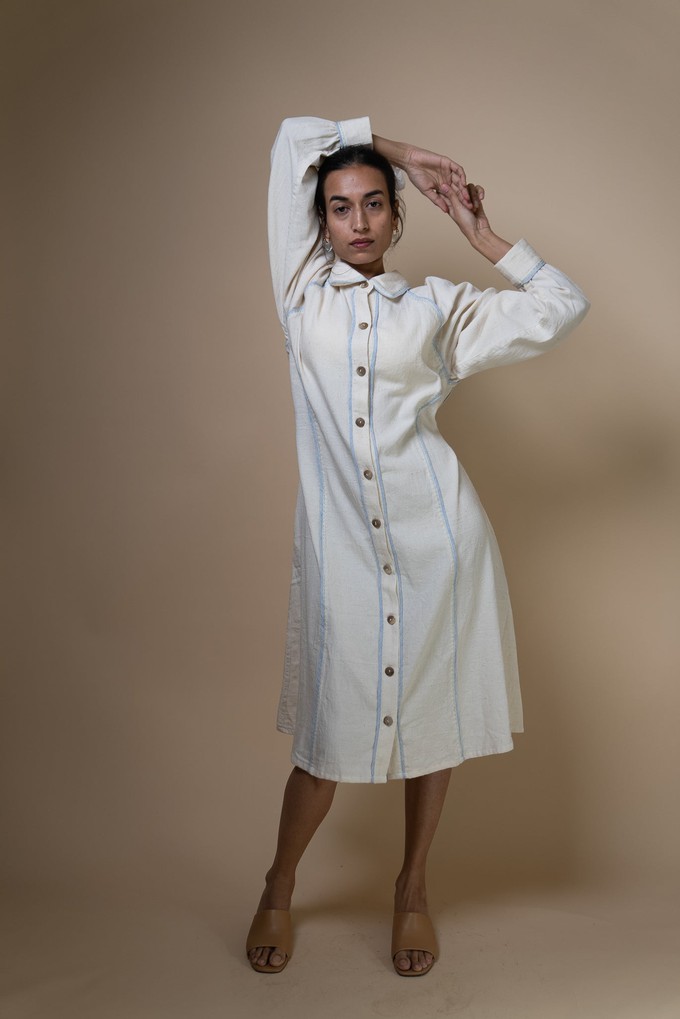 Meadows Panelled Shirt Dress from Lafaani