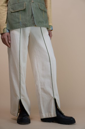 Meadows Unisex Front Slit Pants from Lafaani