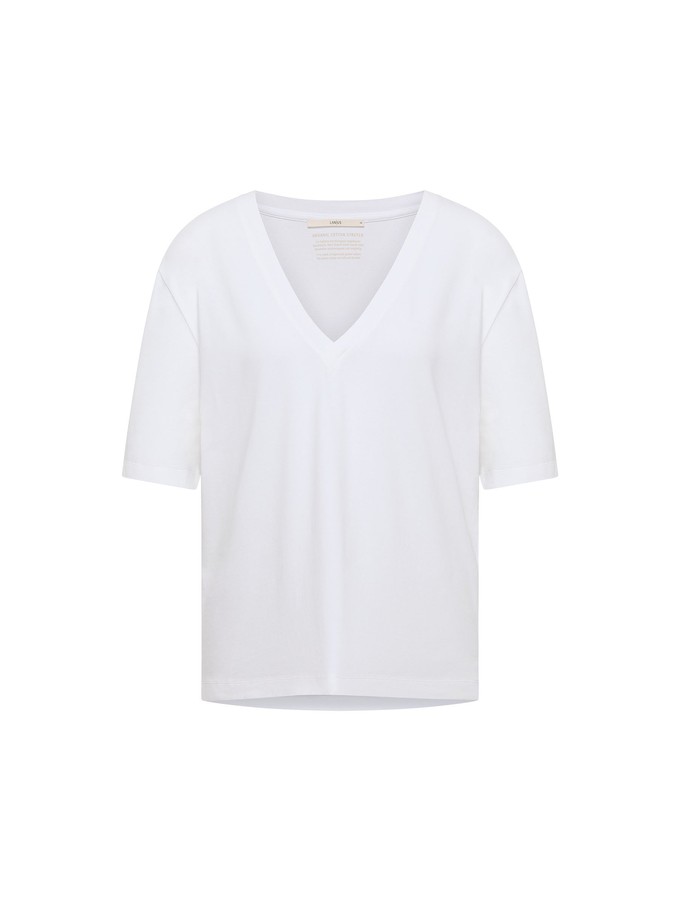 V-neck shirt (GOTS) from LANIUS