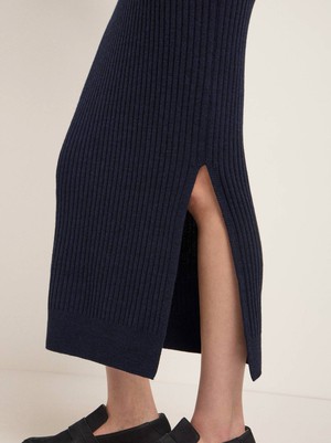 Rib knit skirt (GOTS) from LANIUS