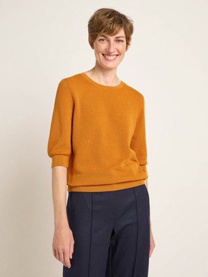 Structured half-sleeve sweater (GOTS) from LANIUS