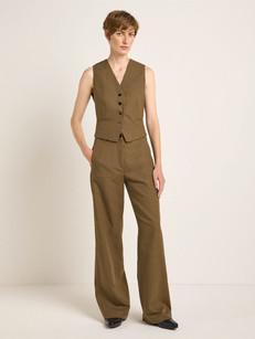 Pinstripe Marlene trousers (OCS) via LANIUS