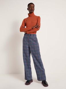 Glencheck Marlene trousers via LANIUS