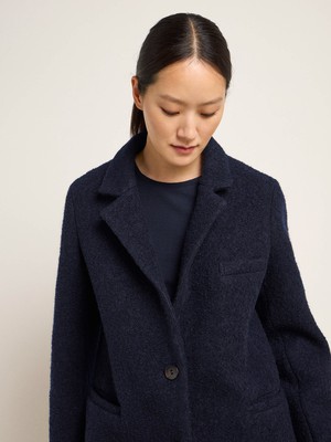 Boucle blazer coat (GOTS) from LANIUS