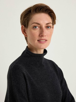 Stand-up collar sweater (GOTS) from LANIUS