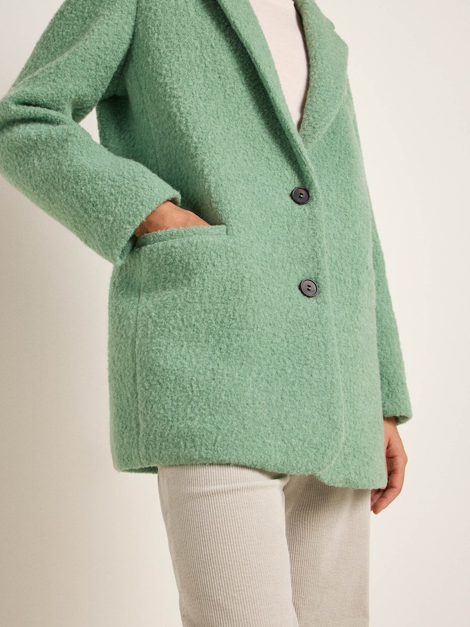 Boucle blazer coat (GOTS) from LANIUS