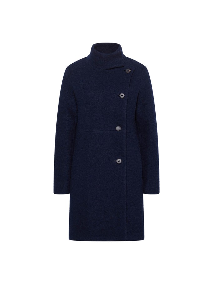 Walk coat with stand-up collar (GOTS) from LANIUS