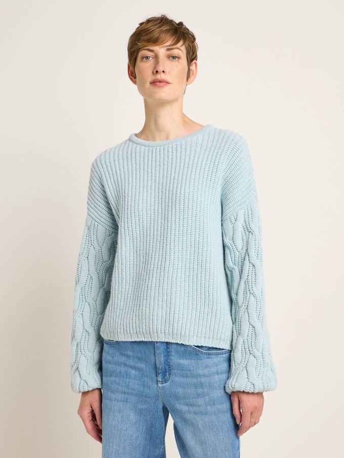 Sweater with cable stitch (GOTS) from LANIUS