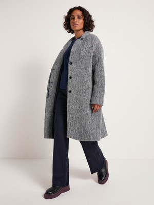 Coat with tie belt from LANIUS