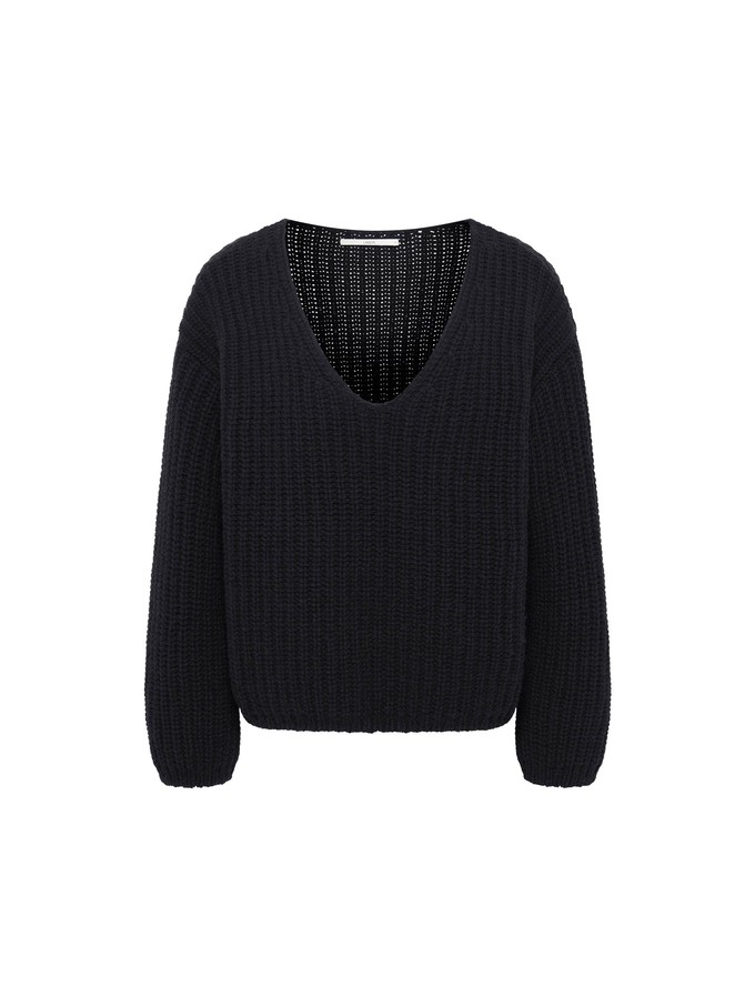 V-neck sweater (GOTS) from LANIUS