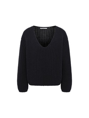 V-neck sweater (GOTS) from LANIUS