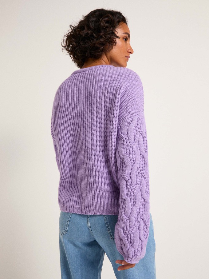 Cable-knit sweater (GOTS) from LANIUS