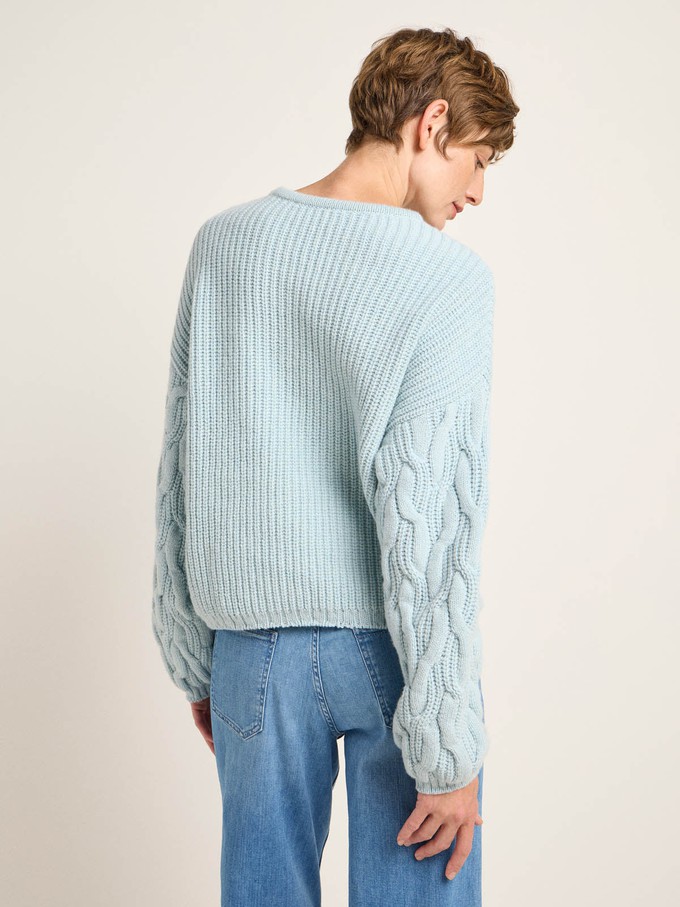 Cable-knit sweater (GOTS) from LANIUS