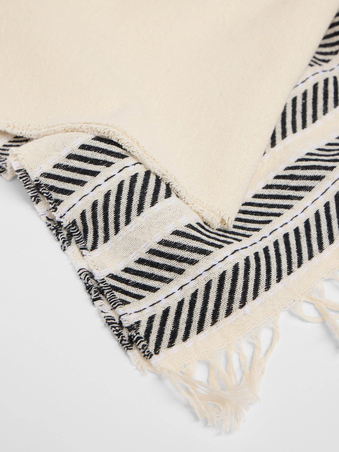 Scarf with ikat pattern from LANIUS