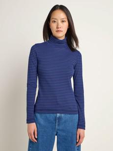 Striped turtleneck shirt (GOTS) via LANIUS