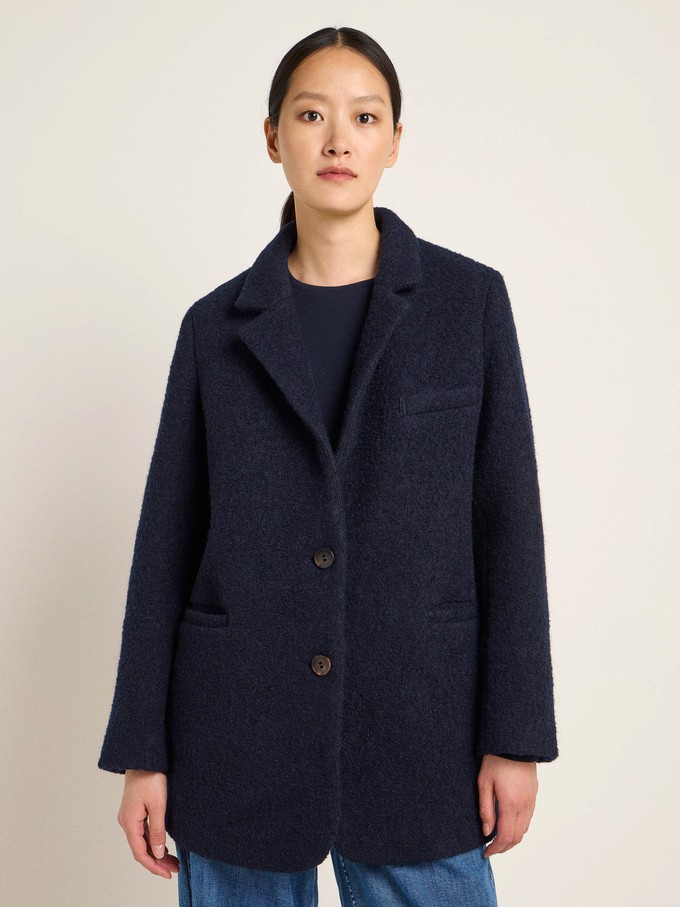 Boucle blazer coat (GOTS) from LANIUS