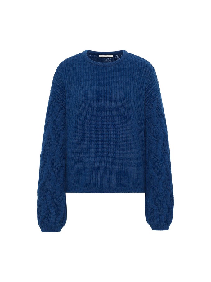 Cable-knit sweater (GOTS) from LANIUS