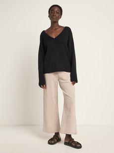 Sweater with mesh structure (GOTS) via LANIUS