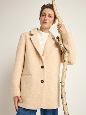 Boucle blazer coat (GOTS) from LANIUS