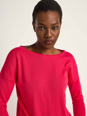 Textured half-arm jumper (GOTS) from LANIUS