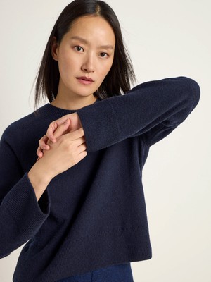 Cropped sweater (GOTS) from LANIUS