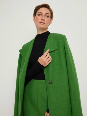 Boiled wool coat (GOTS) from LANIUS