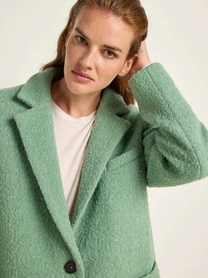 Boucle blazer coat (GOTS) from LANIUS