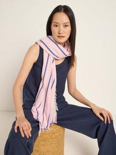 Striped scarf via LANIUS