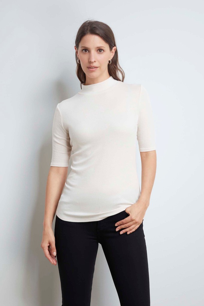 Mock Neck Micro Modal Top from Lavender Hill Clothing