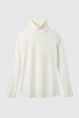 Roll Neck Micro Modal Top from Lavender Hill Clothing