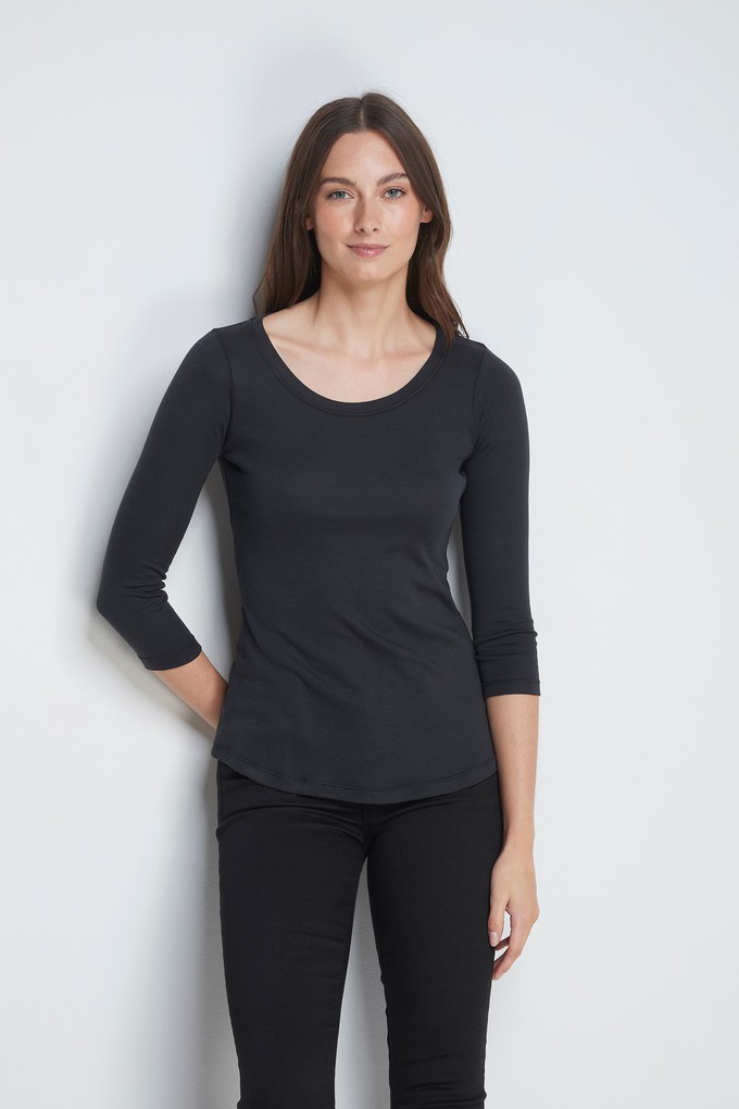 Cate  Women's Modal Short Sleeve Top – Ably Apparel Canada