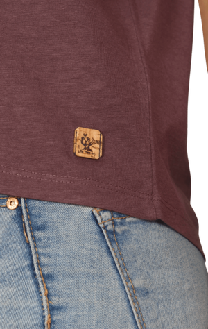 Fairwear Ecovero Basic Shirt Women Mulberry from Life-Tree