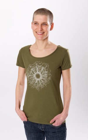 Fairwear Bambus Shirt Women Moss Green Treeslice from Life-Tree